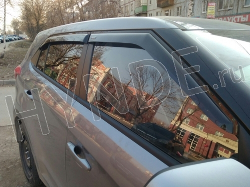 Ветровики на окна для Creta