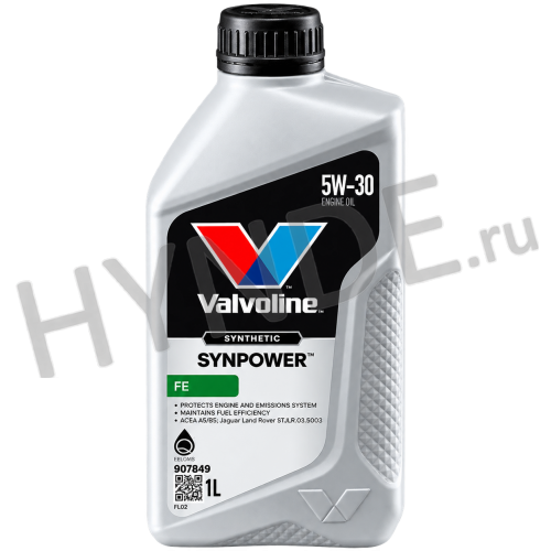 Масло моторное синтетика Valvoline SynPower FE 5W30 (1л)